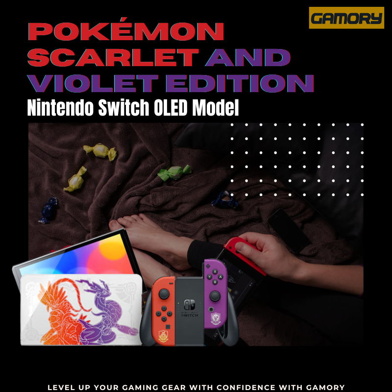Console Nintendo Switch OLED Pokémon Scarlet & Violet Edition [ Edição  Especial ]