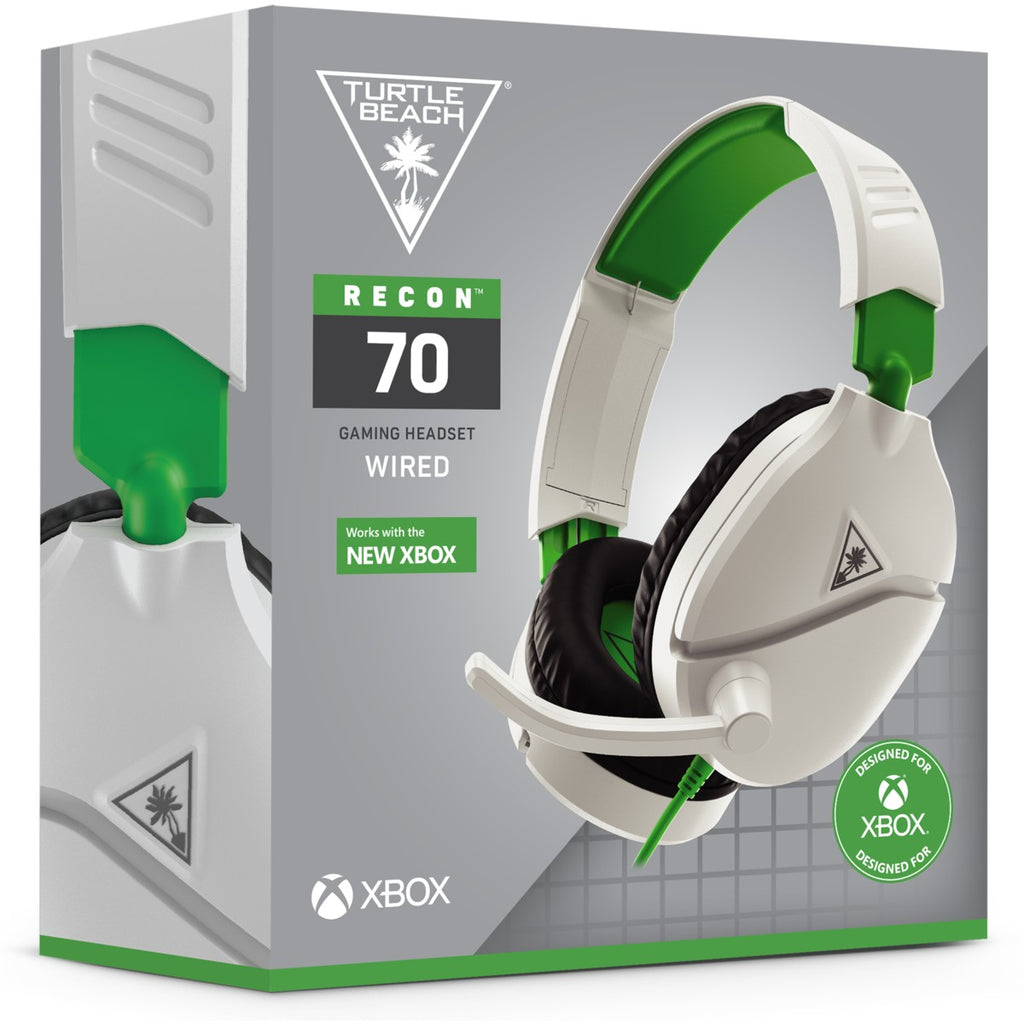 Turtle Beach Ear Force Recon 70 Wired Gaming Headset White Green