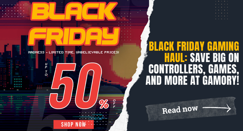 Black Friday Gaming Haul: Save Big on Controllers, Games, and More at Gamory!