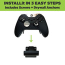 HIDEit X1S Xbox One S Wall Mount Bracket (Black) - Controller Bundle