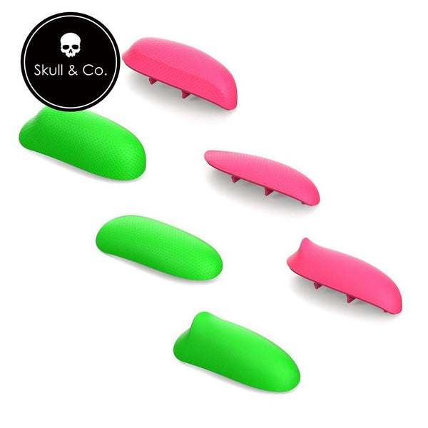 Skull & Co. Replaceable Grip Set for Nintendo Switch (Neon Pink & Neon Green)