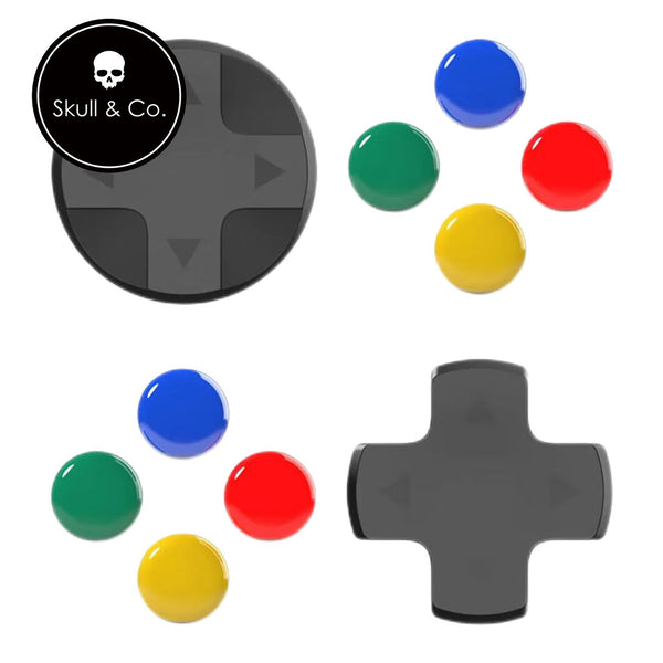Skull & Co. D-Pad Button Cap Set for Nintendo Switch Joy-Con Controller