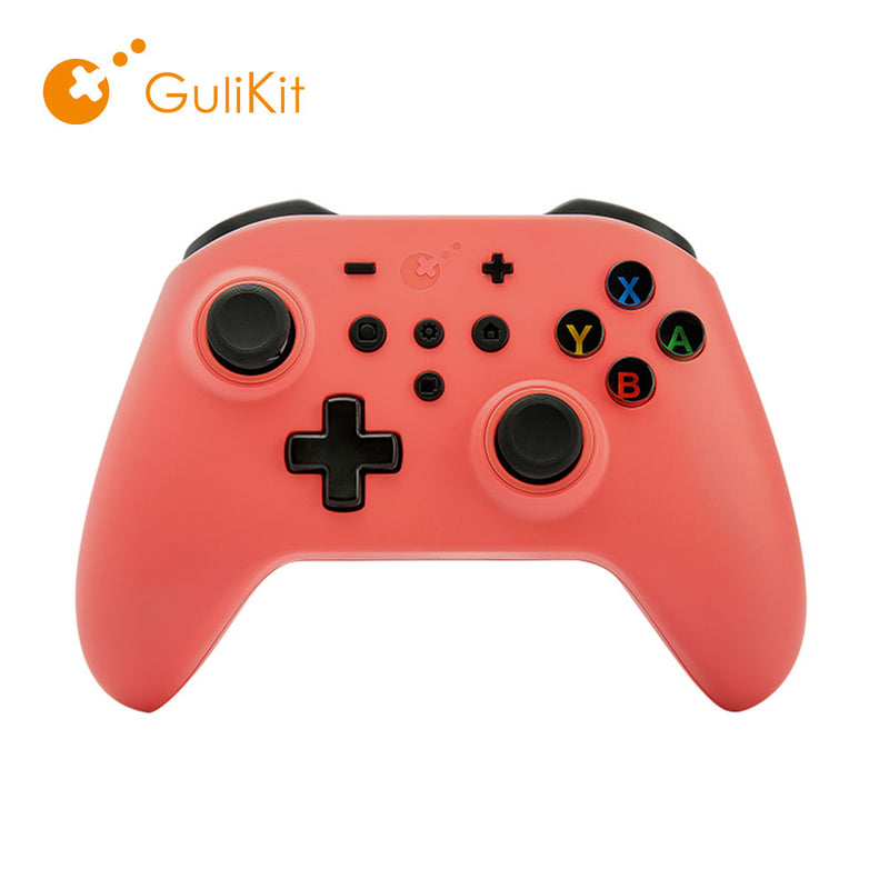 Gulikit KingKong Wireless Controller for Nintendo Switch/PC (Coral Pink) NS08