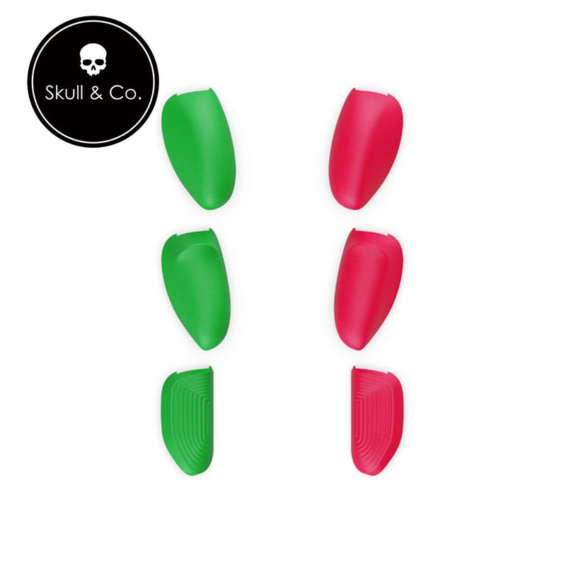 Skull & Co. Grip Set for GripCase Crystal ONLY - Neon Pink and Green