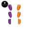 Skull & Co. Grip Set for GripCase Crystal ONLY - Neon Purple and Orange