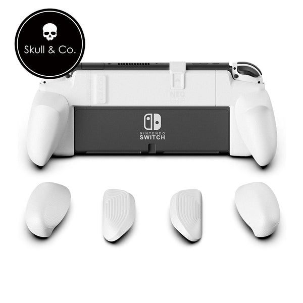 Skull & Co. Neo Grip: An Ergonomic Grip for Switch OLED and Regular Model - White