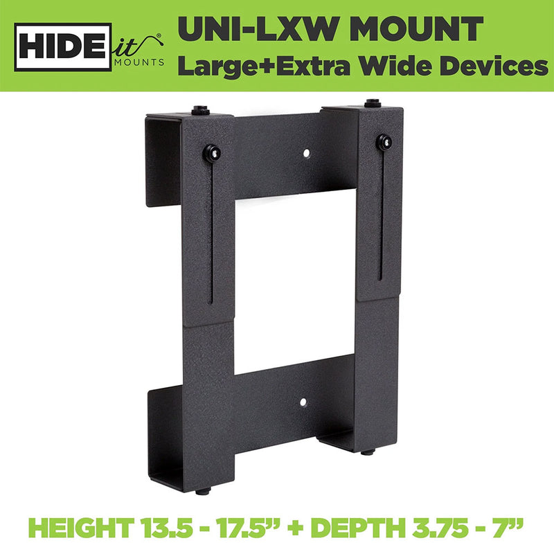 HIDEit Uni-LXW Adjustable Large Extra-Wide PC Mount (Black)