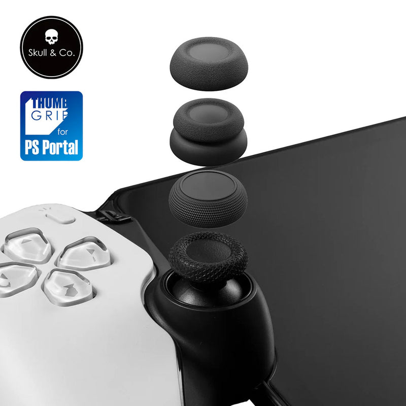 Skull & Co. Thumb Grip Set for Playstation Portal - Black (6pcs)