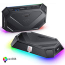 JSAUX Portable USB Powered 12 Port RGB Docking Station - HB1201 – Black