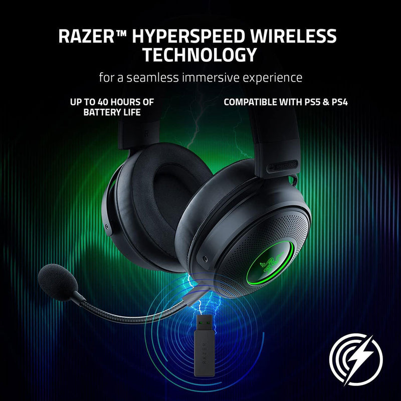 Razer Kraken V3 Pro-Wireless Gaming Headset with Razer HyperSense