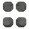 Skull & Co. ROG Ally X Back Button - Black (4pcs)