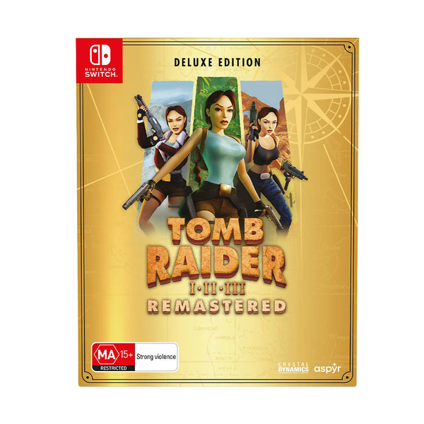 Tomb Raider I-III: Remastered Collection - Deluxe Edition Nintendo Switch