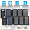 Maxxlee 2x 20000mAh 4 Solar Panel Power Bank Qi Wireless Battery Charger Dual USB Type C