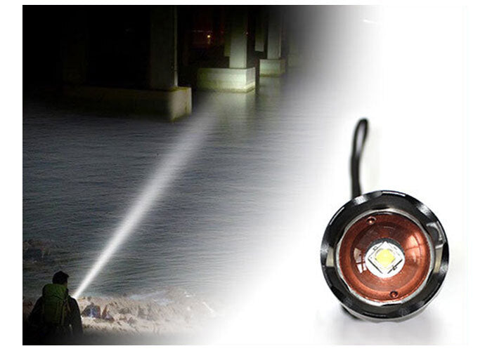 Raylight Flashlight CREE XML-L2 LED 8000LM Rechargeable 2x18650 Battery Lamp Waterproof