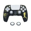 Protective Silicone Cover With Thumb Caps For PS5 (Football Yellow)