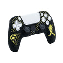 Protective Silicone Cover With Thumb Caps For PS5 (Football Yellow)