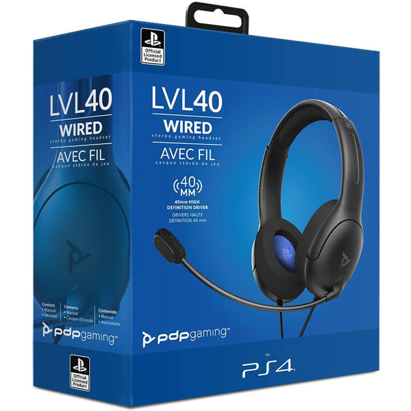 Pdp lvl40 wired stereo headset new arrivals